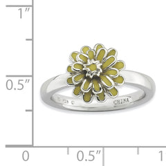 Sterling Silver Stackable Expressions Calendula Ring