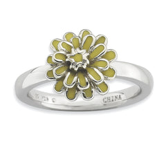 Sterling Silver Stackable Expressions Calendula Ring