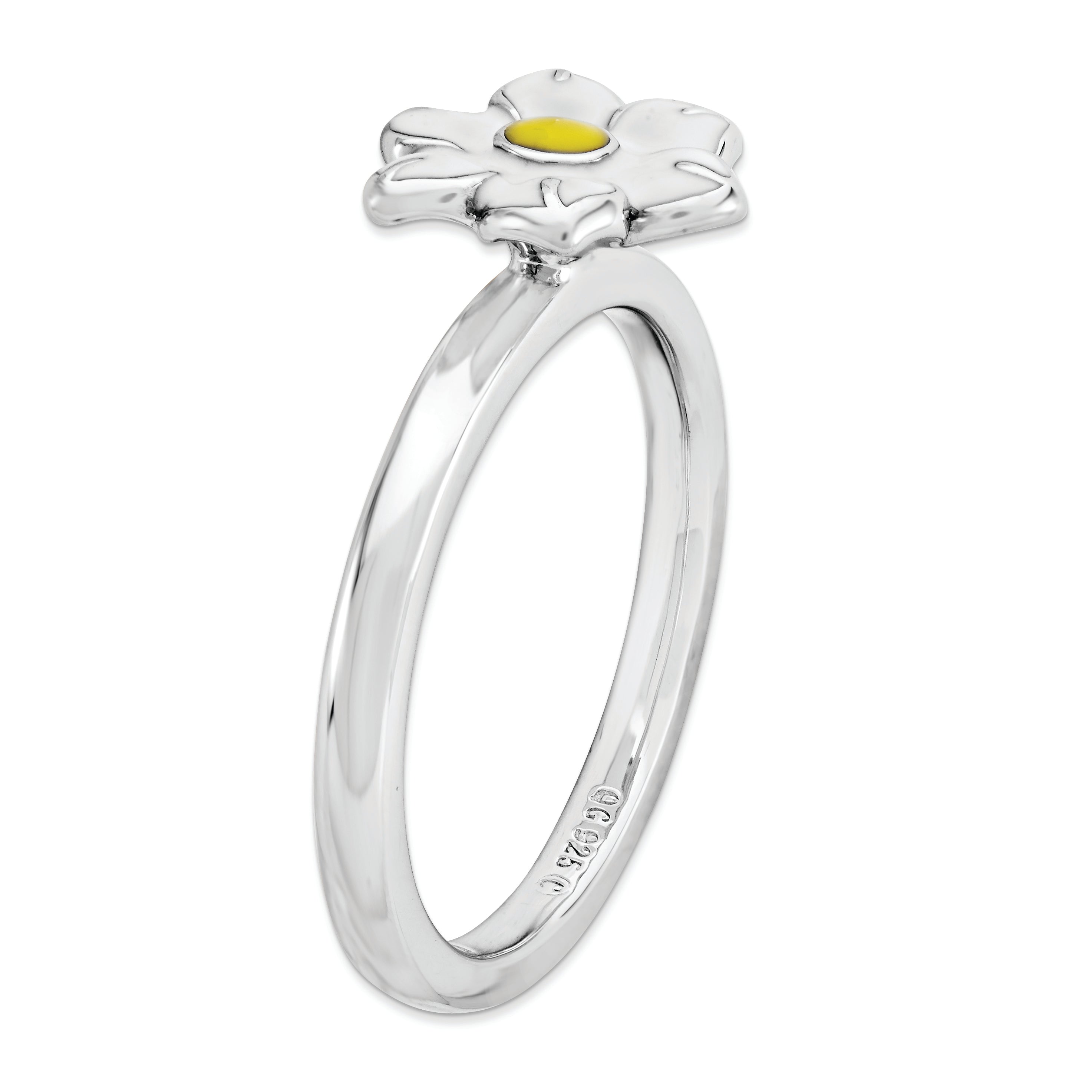 Sterling Silver Stackable Expressions Narcissus Ring