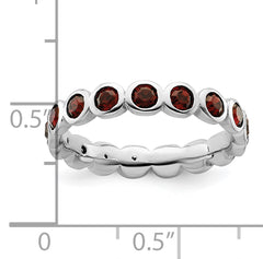 Sterling Silver Stackable Expressions June Swarovski Ring