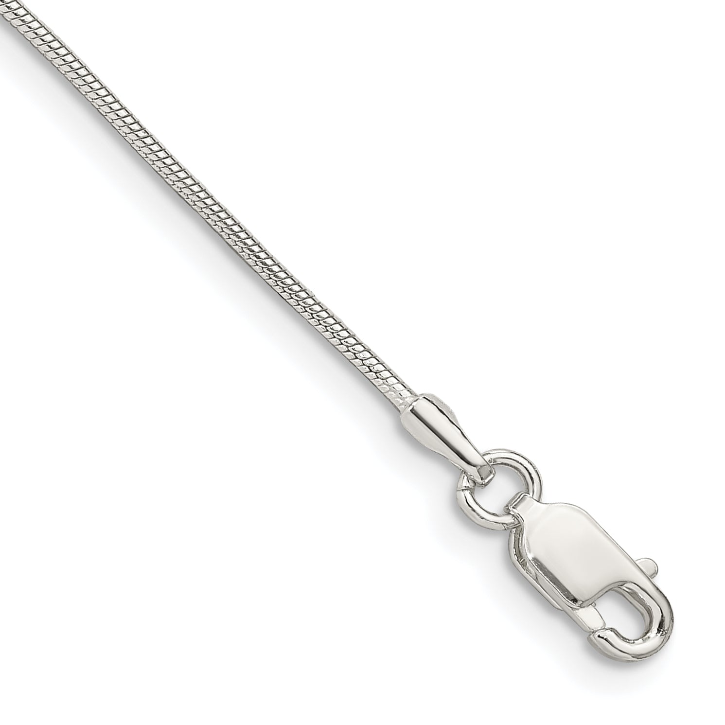 Sterling Silver 1mm Snake Chain