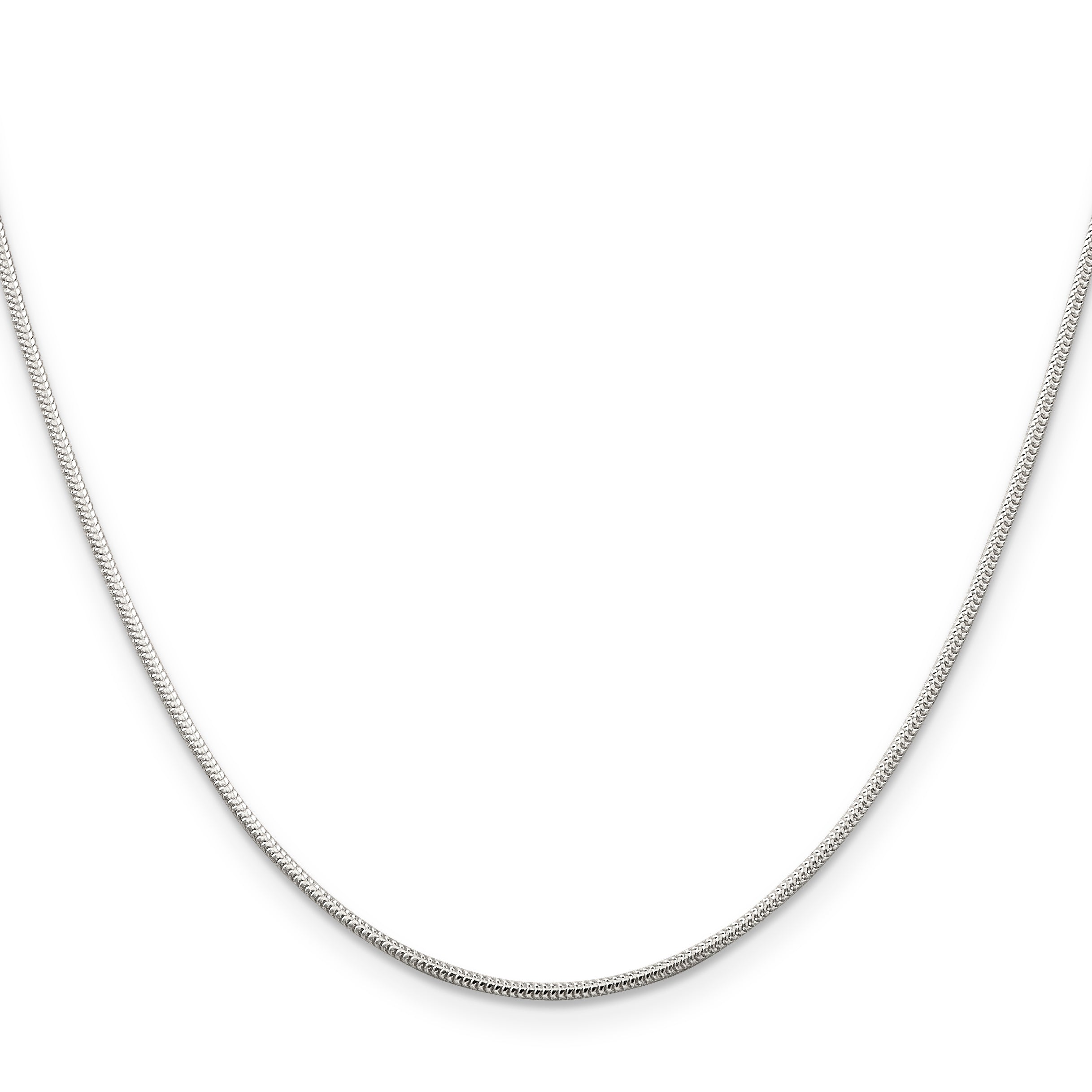 Sterling Silver 1.2mm Round Snake Chain