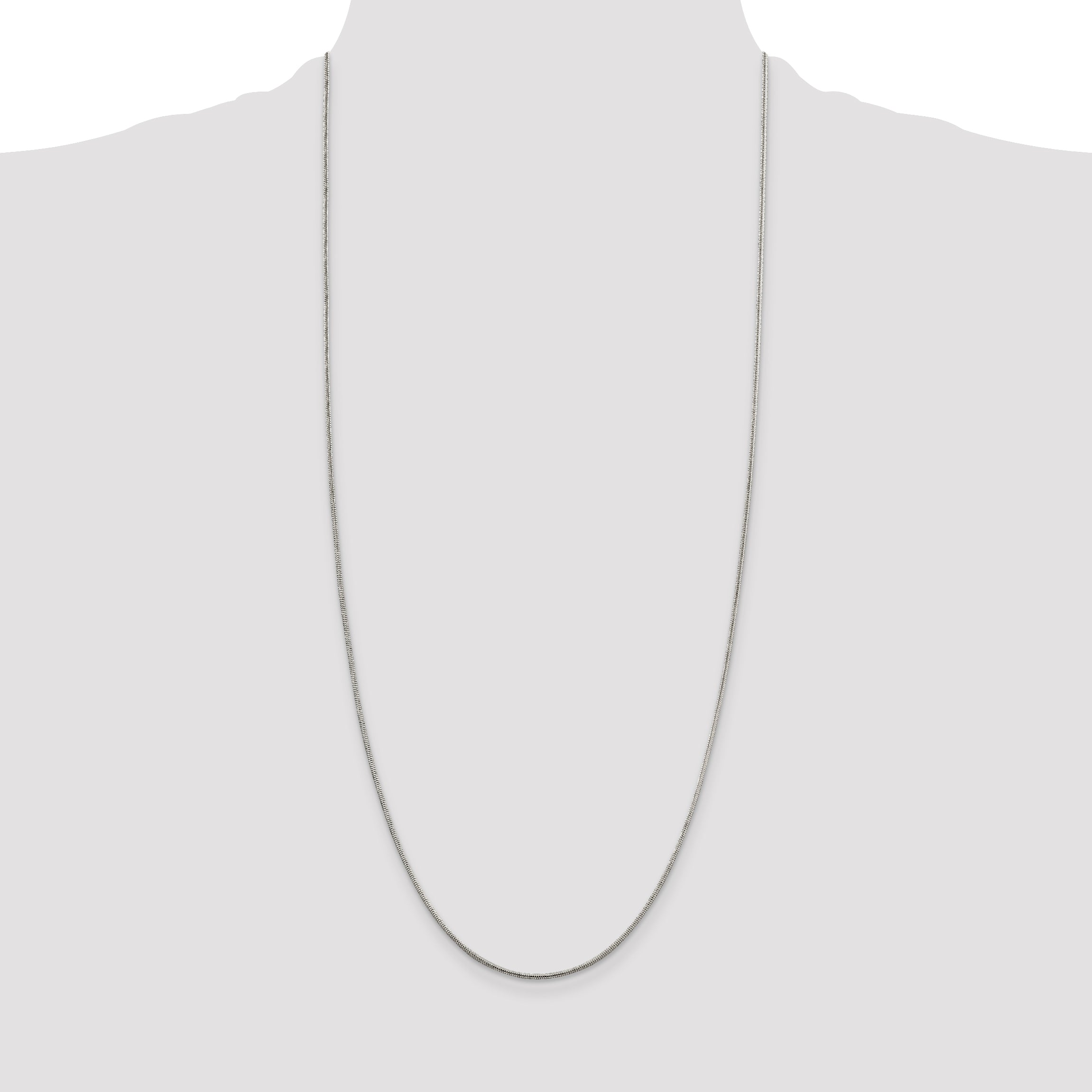 Sterling Silver 1.5mm Round Snake Chain