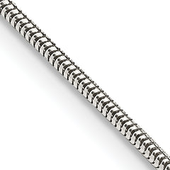 Sterling Silver 1.5mm Round Snake Chain