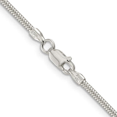 Sterling Silver 2mm Round Snake Chain