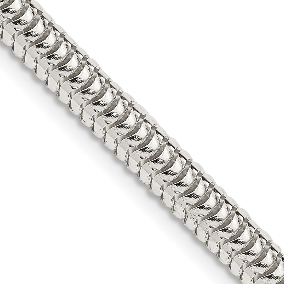 Sterling Silver 5mm Round Snake Chain