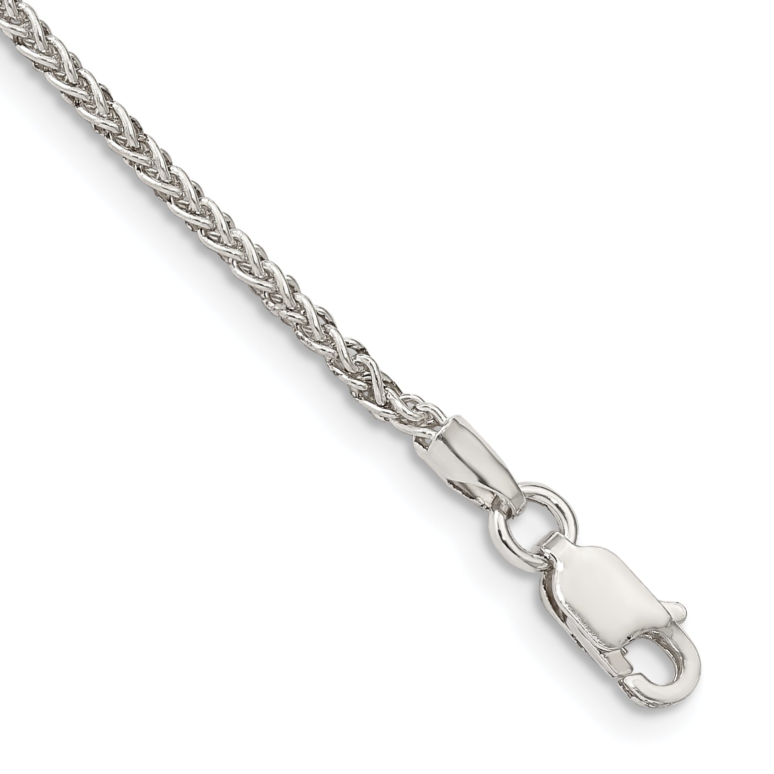 Sterling Silver 1.75mm Round Spiga Chain