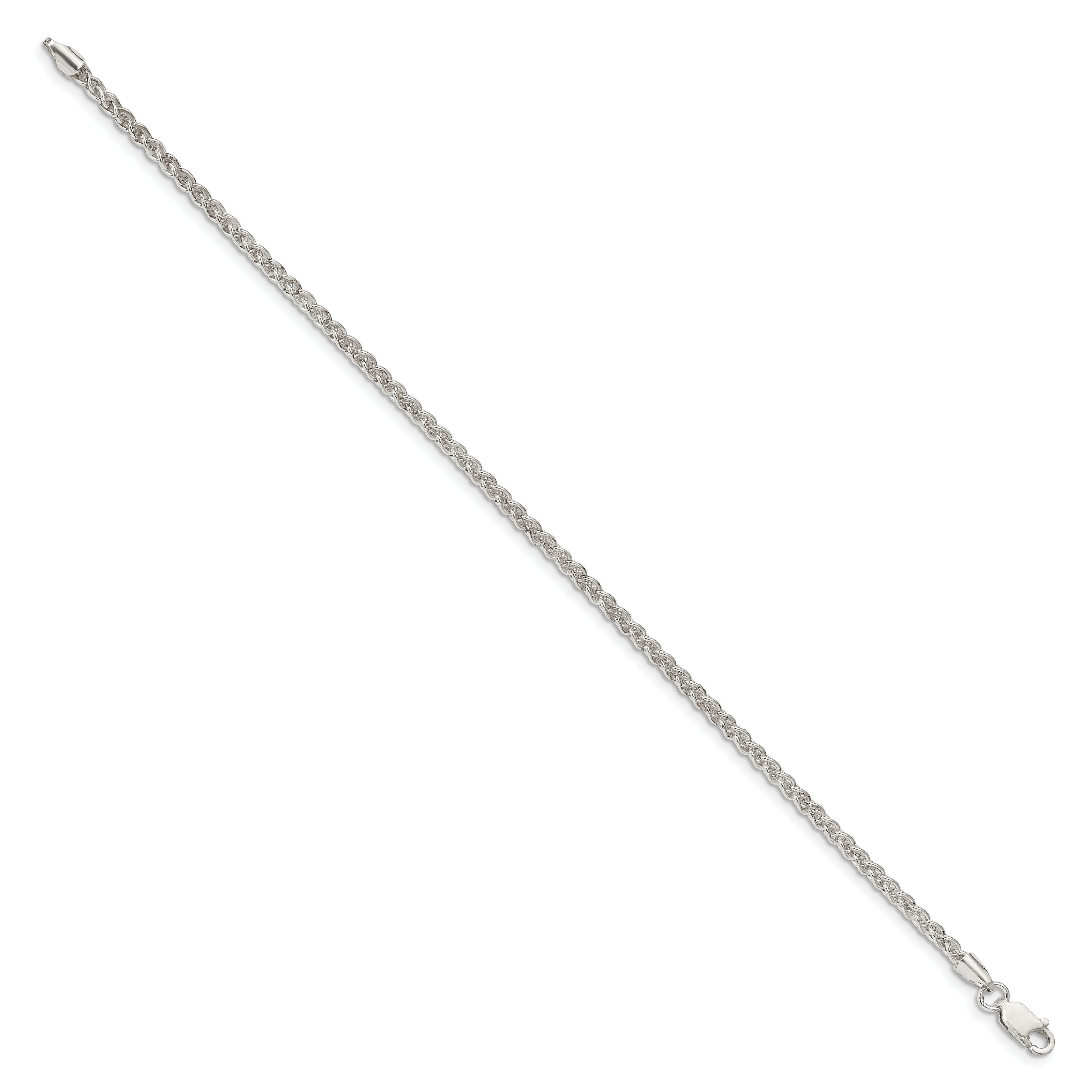 Sterling Silver 2.5mm Round Spiga Chain