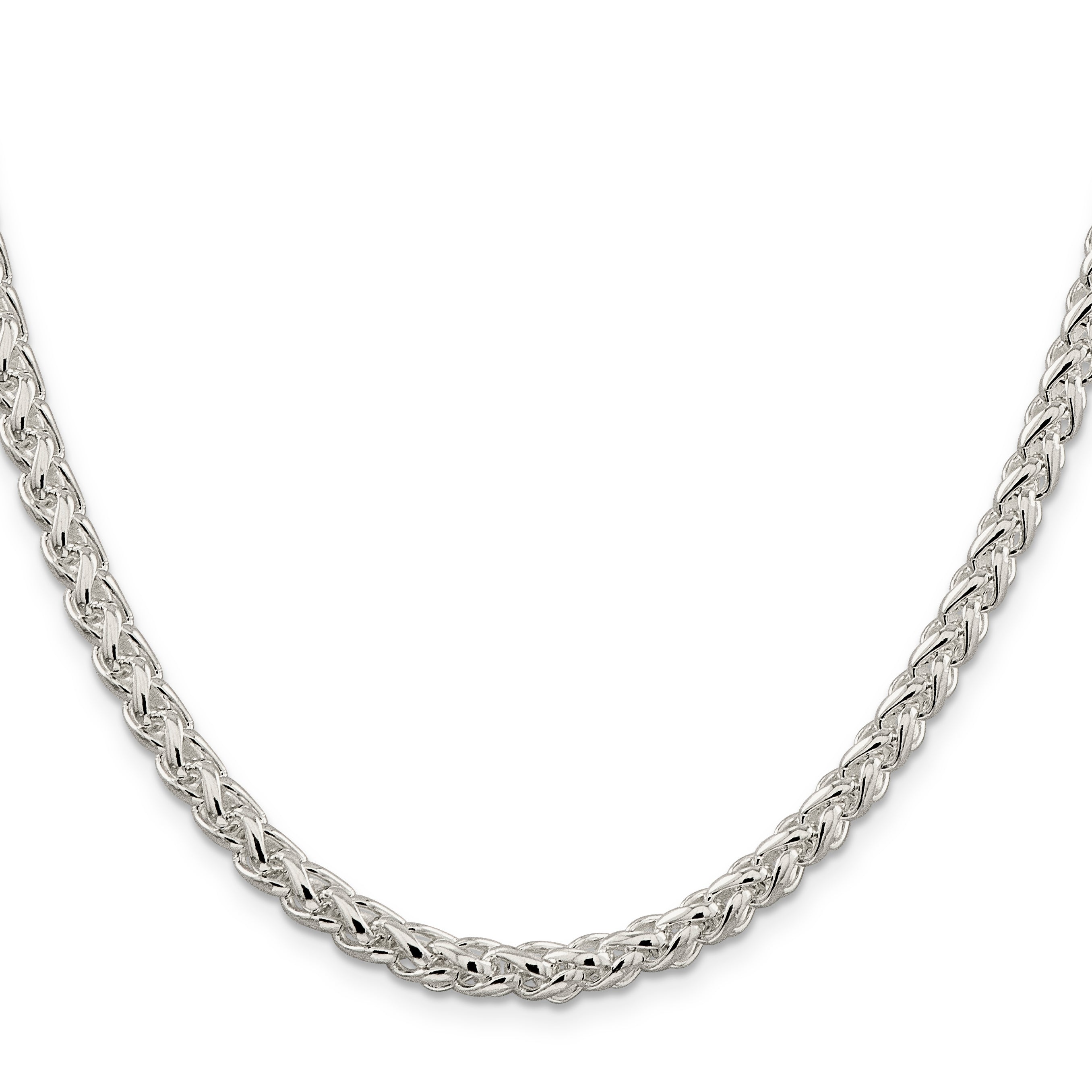 Sterling Silver 5mm Round Spiga Chain