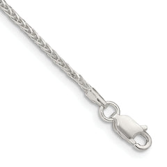 Sterling Silver 1.45mm Diamond-cut Round Spiga Chain