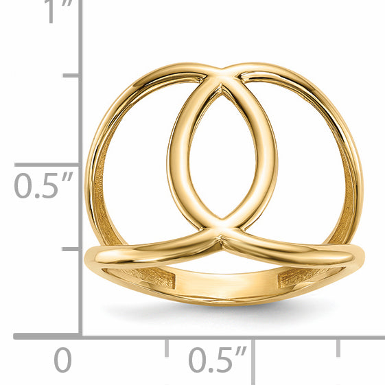 14k Gold Polished Ring