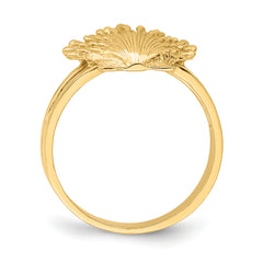 14K Lion's Paw Shell Ring