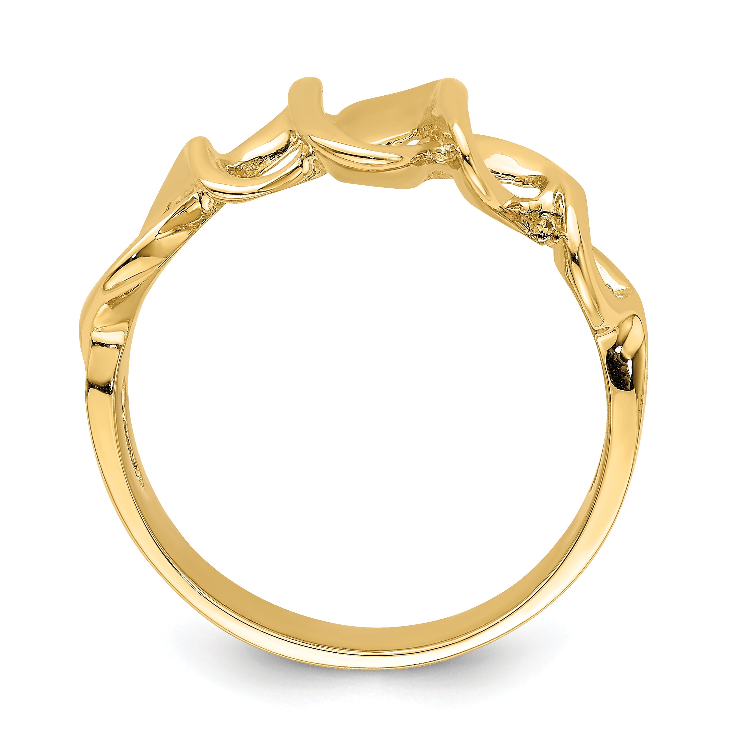 14k Cut-Out Freeform Ring