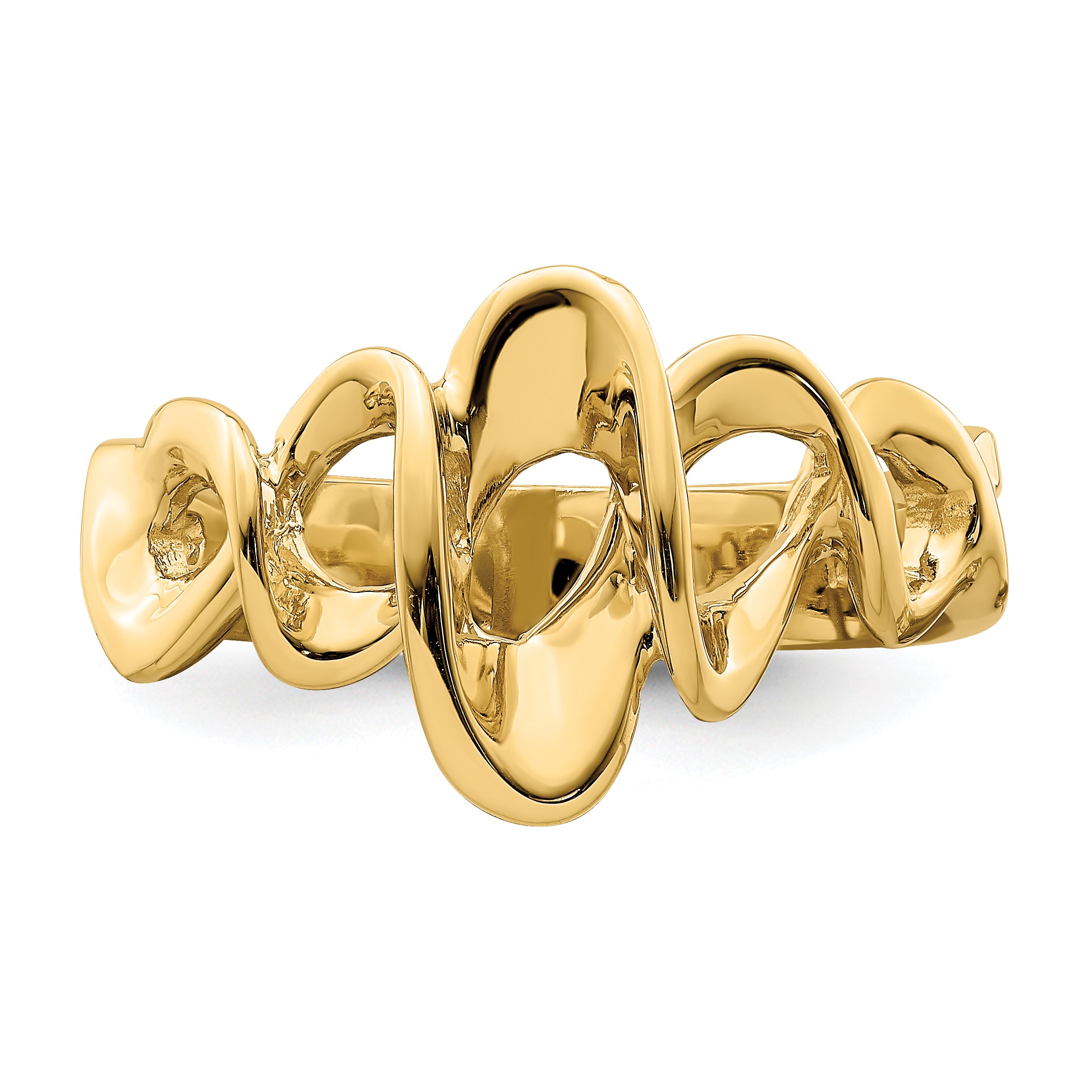 14k Cut-Out Freeform Ring