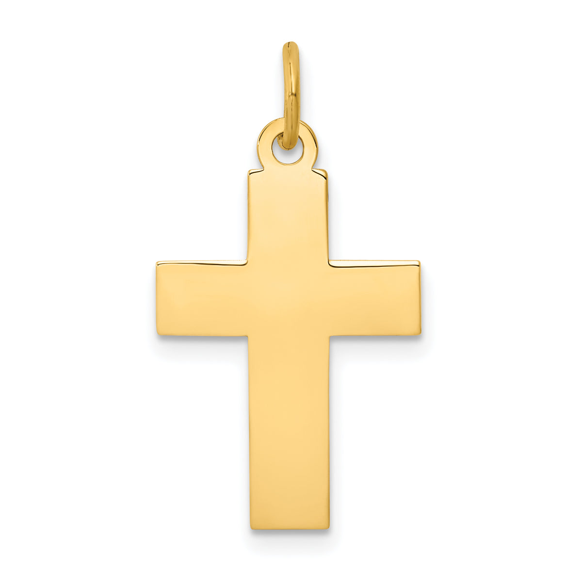 14k Polished Cross Pendant