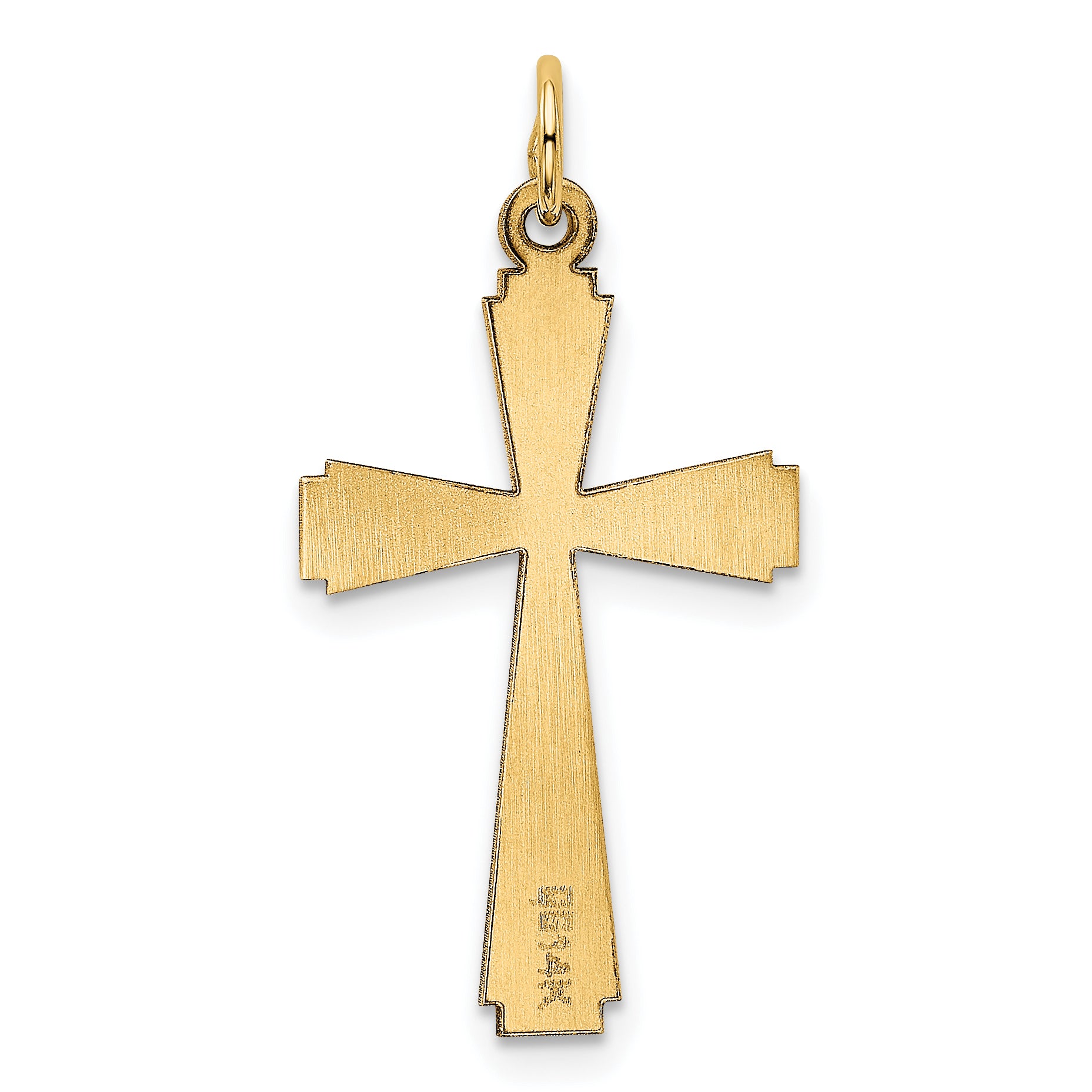 14K Cross Charm