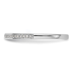 14k White Gold Lab Grown Diamond Wedding Band