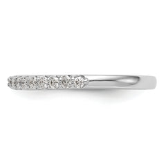 14K White Gold 1/3 carat Complete Diamond Wedding Band