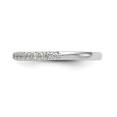 14K White Gold 1/3 carat Complete Diamond Wedding Band