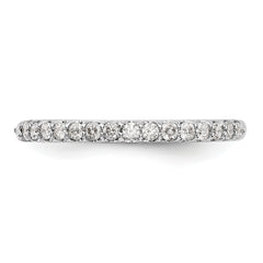 14K White Gold 1/3 carat Complete Diamond Wedding Band