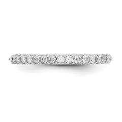 14K White Gold 1/3 carat Complete Diamond Wedding Band