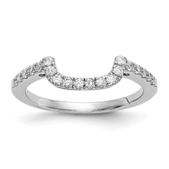 14K White Gold Lab Grown Diamond Wedding Band