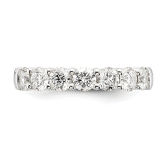 14K White Gold Lab Grown Diamond 7-Stone Band