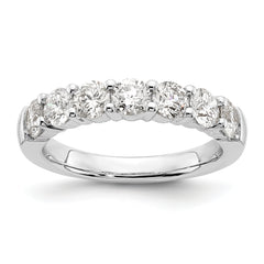 14K White Gold Lab Grown Diamond 7-Stone Band