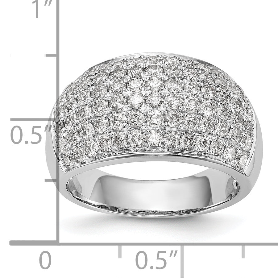 14K White Gold 2 carat Complete Diamond Ring