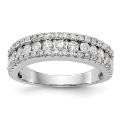 14K White Gold 1 carat Complete Diamond Band