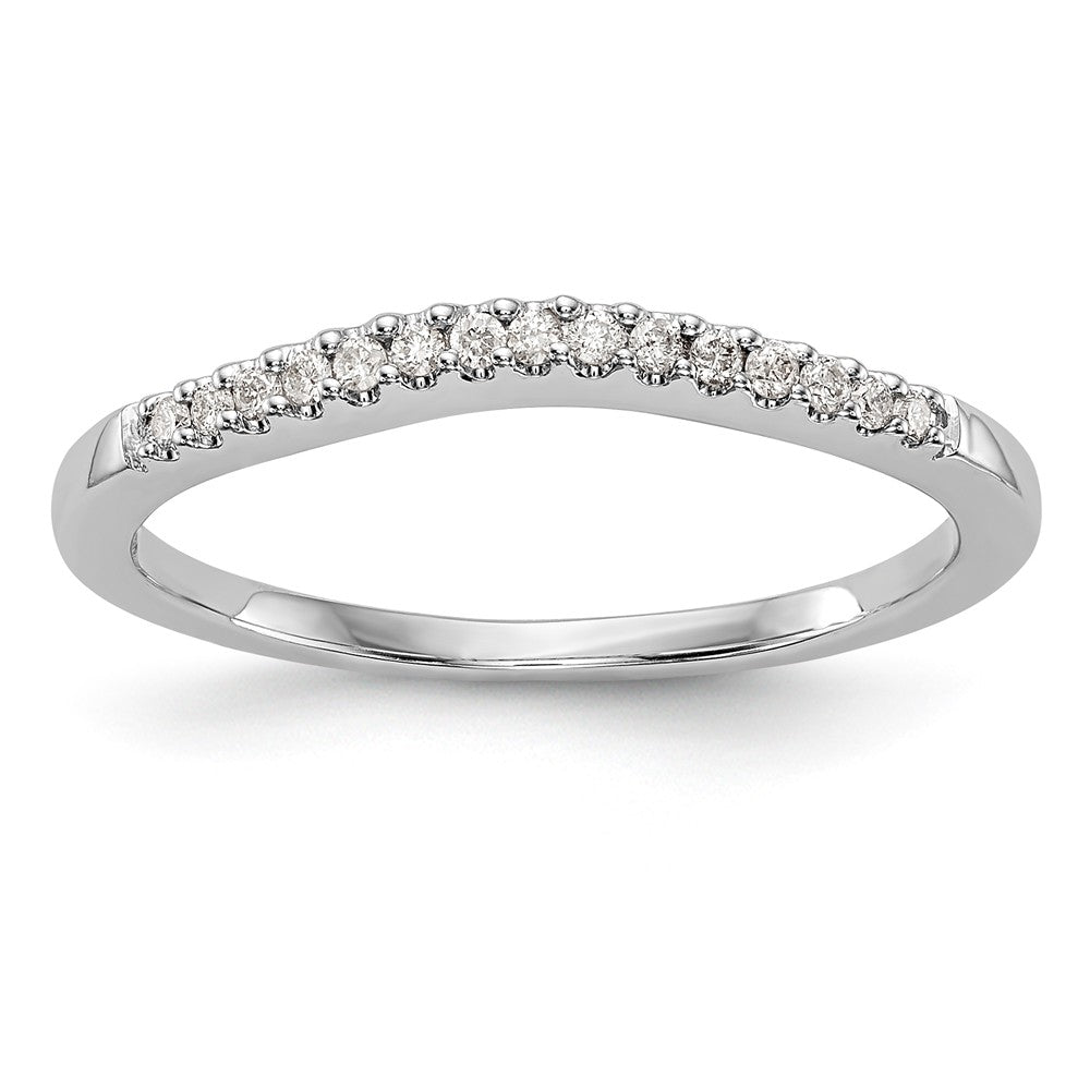 14K White Gold Set of 2 Diamond Bands