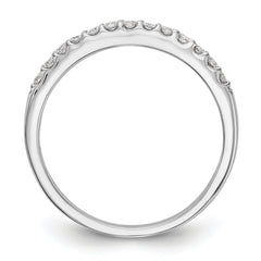 14K White Gold 1/4 carat Diamond Complete Wedding Band