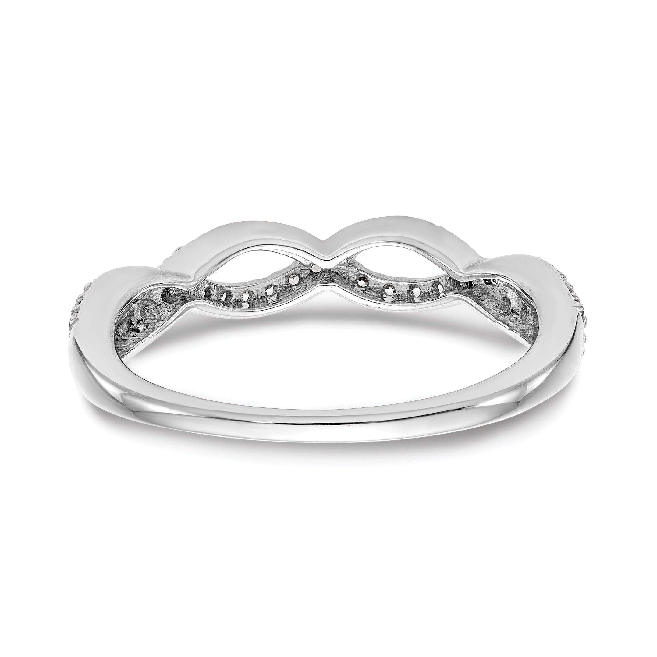 14K White Gold Lab Grown Diamond Band