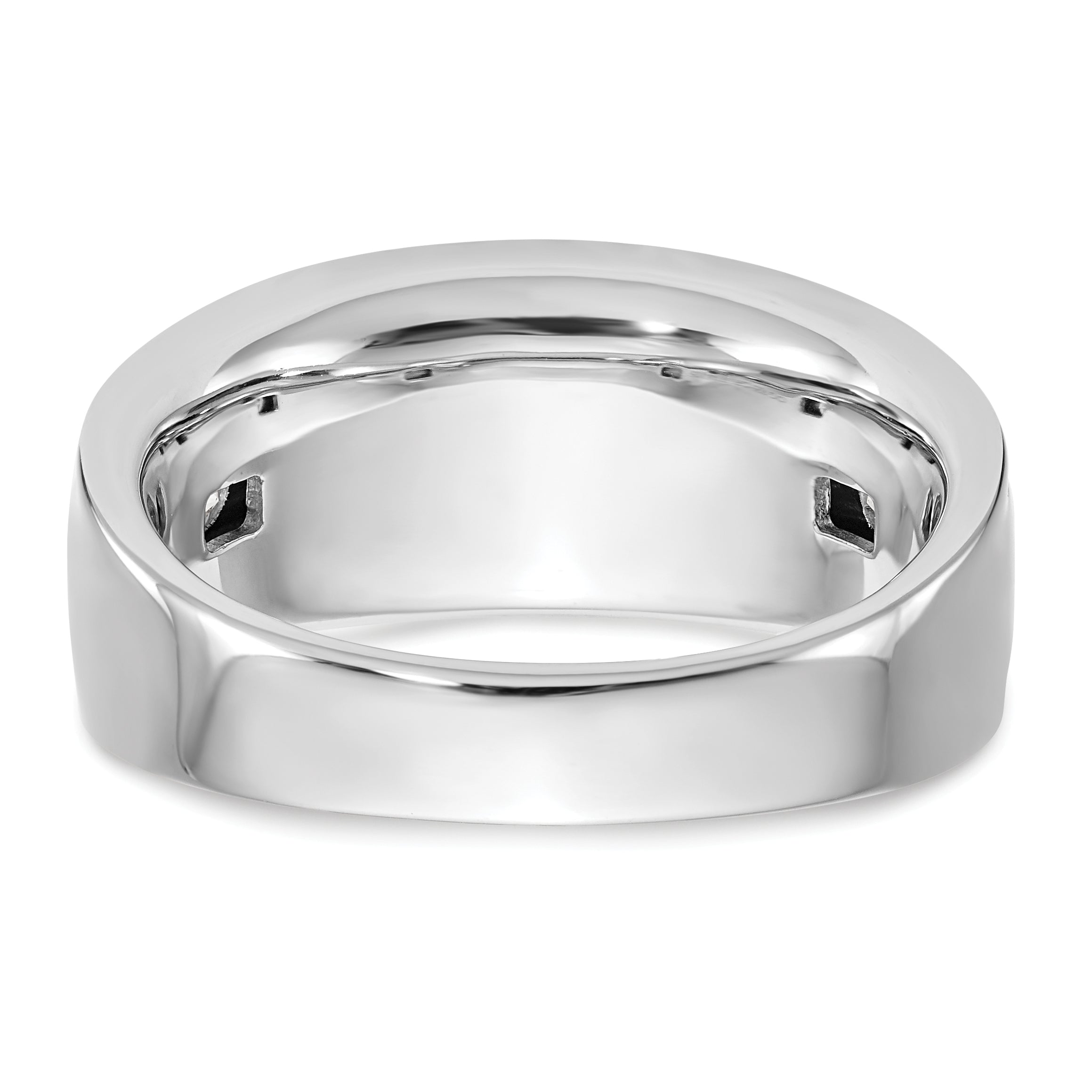 14K White Gold Lab Grown Diamond Men's Band