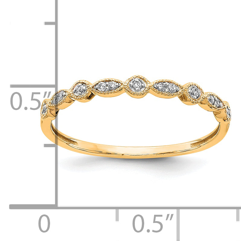 10K Yellow Gold Diamond Ring