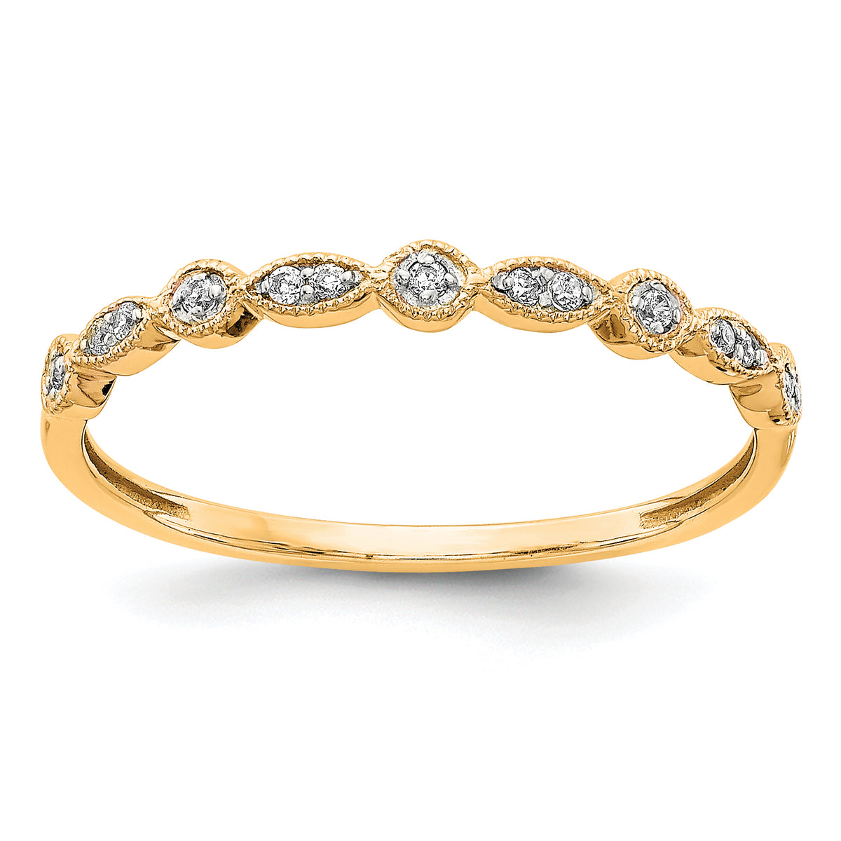 10K Yellow Gold Diamond Ring