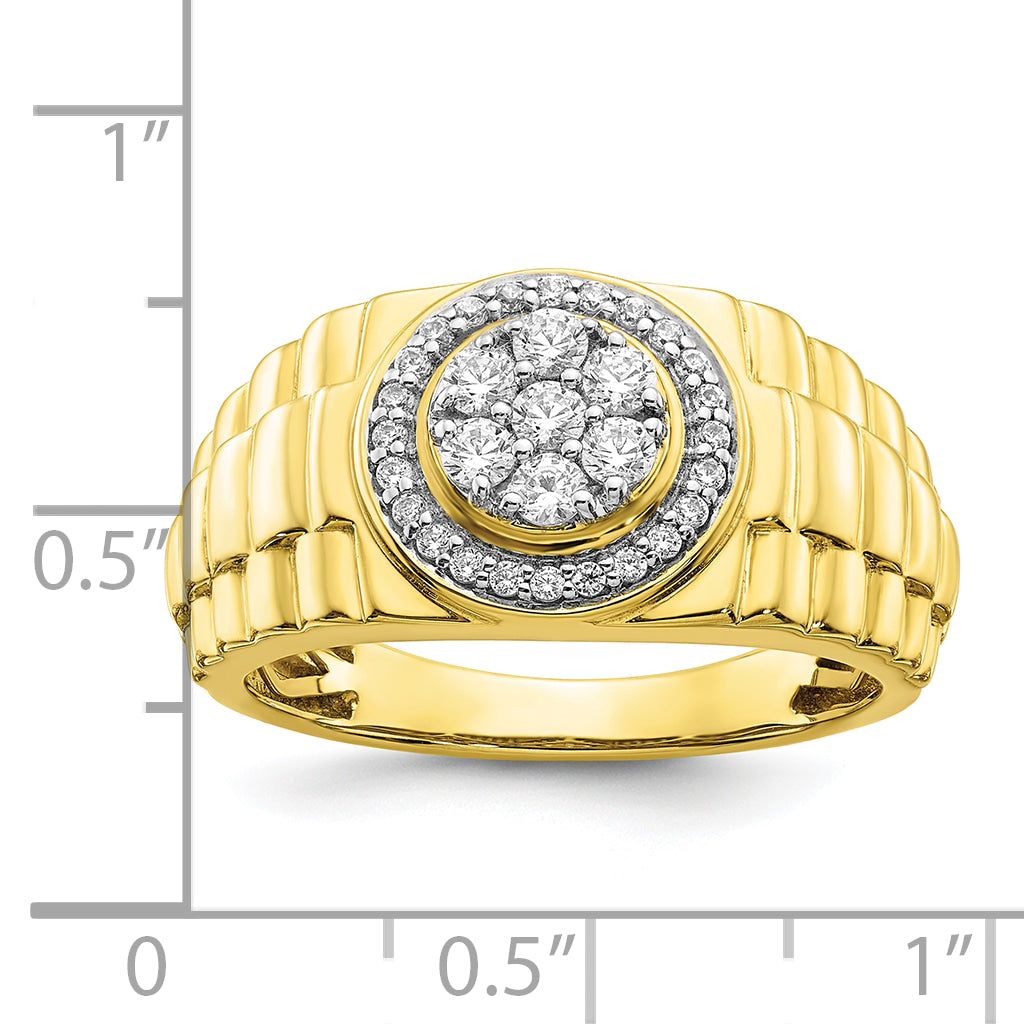 10K Lab Grown Diamond VS/SI GH, Men's Ring