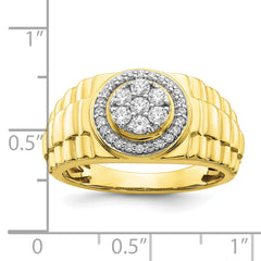 10K Lab Grown Diamond VS/SI GH, Men's Ring