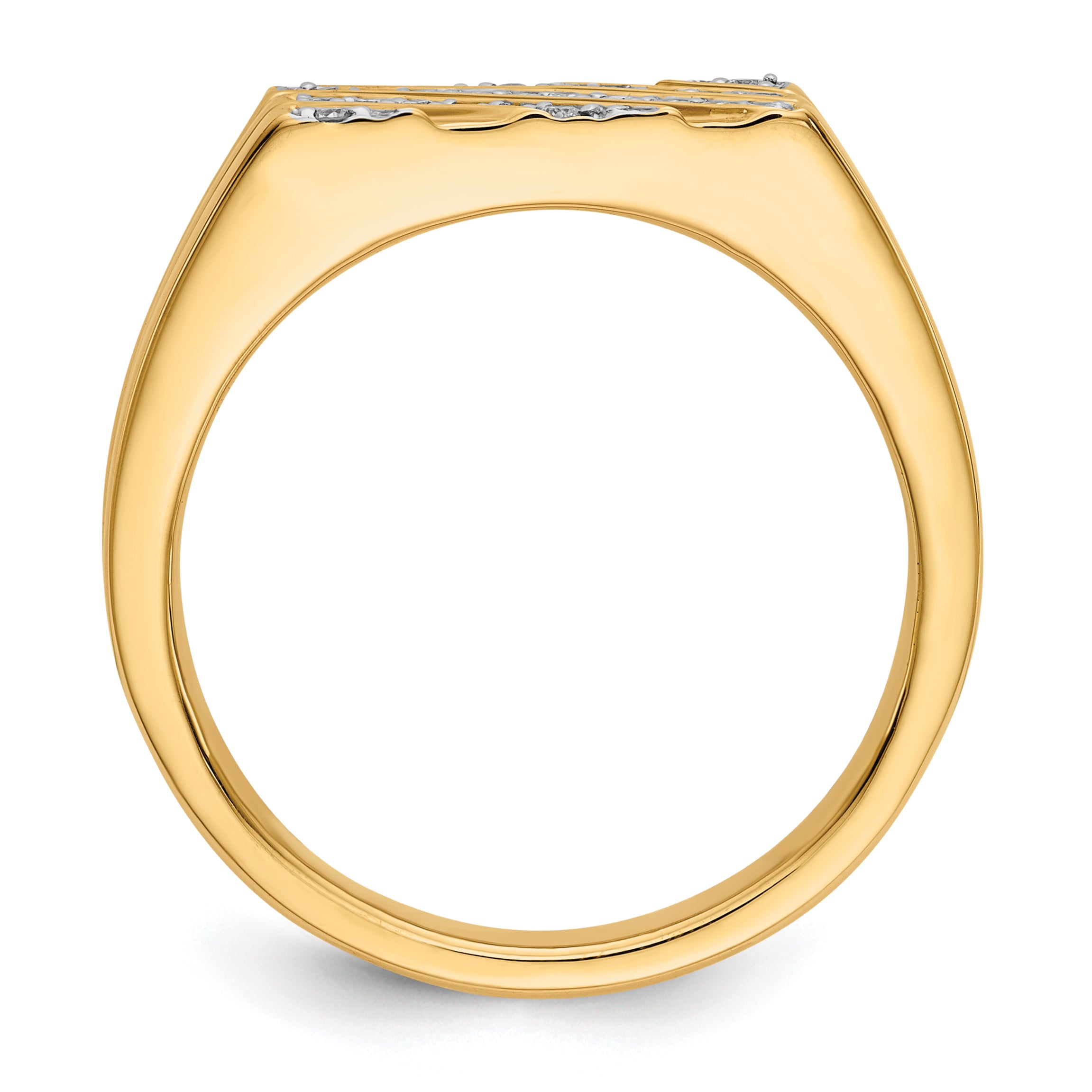 14K Lab Grown Diamond Men's Ring