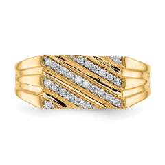 14K Lab Grown Diamond Men's Ring