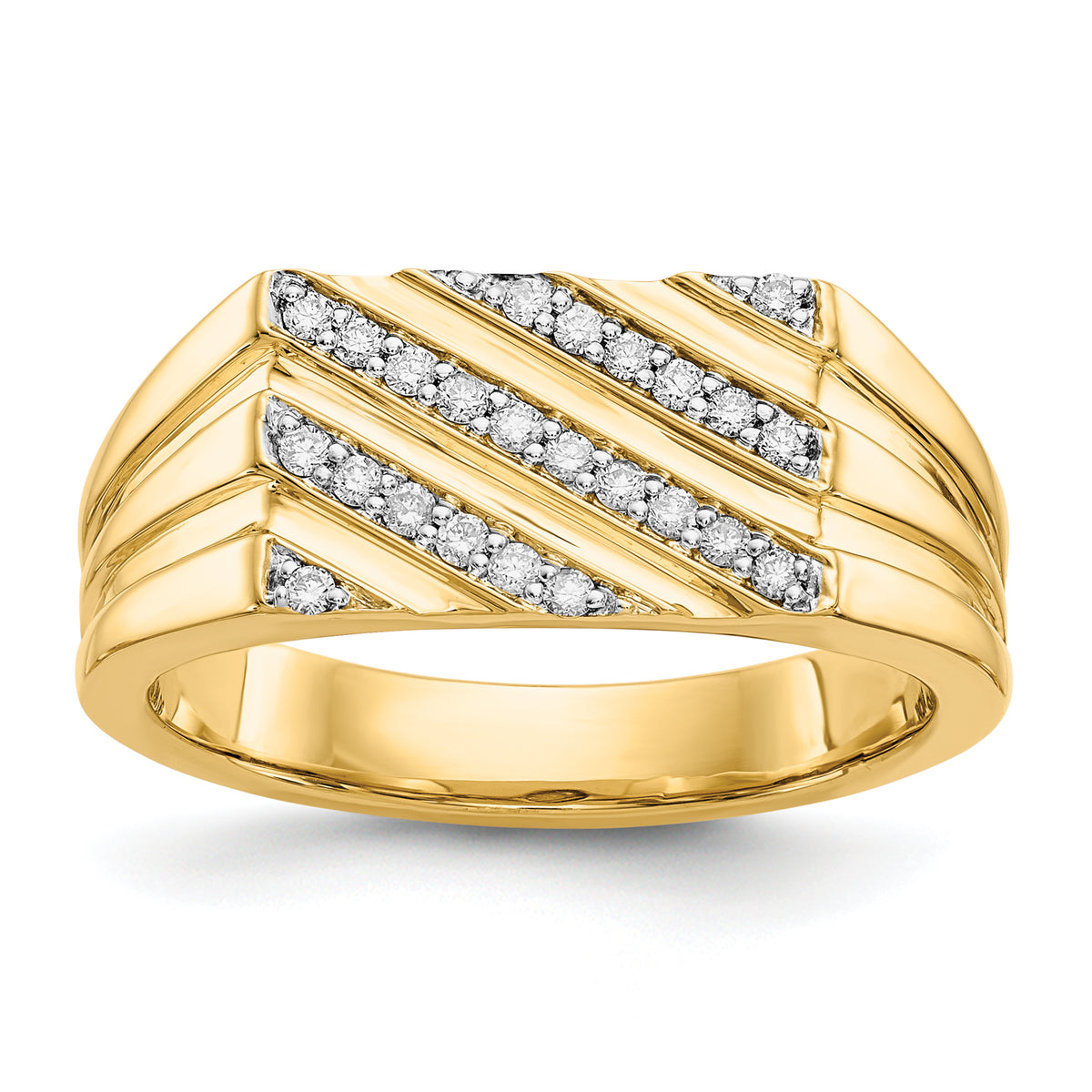 14K Lab Grown Diamond Men's Ring