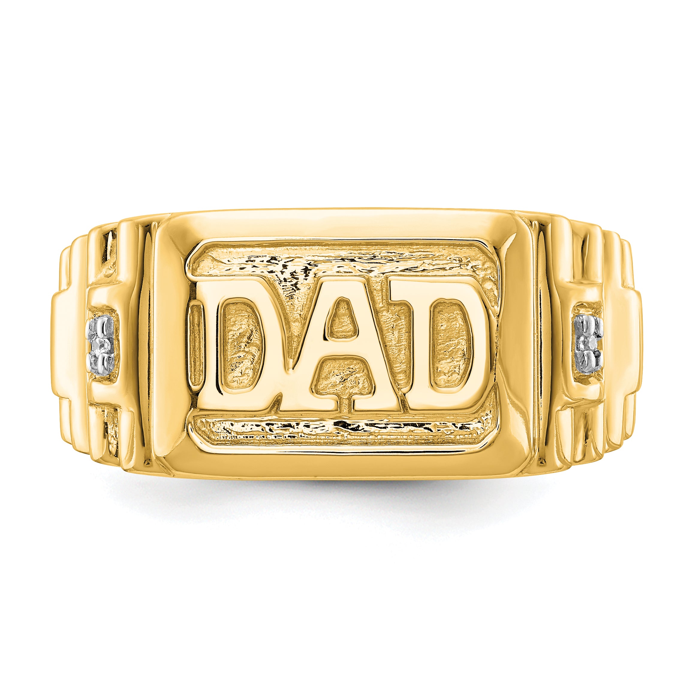 14k AA Diamond men's ring