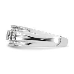 10K White Gold Lab Grown Diamond VS/SI GH, Men's Ring