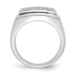 10K White Gold Lab Grown Diamond VS/SI GH, Men's Ring