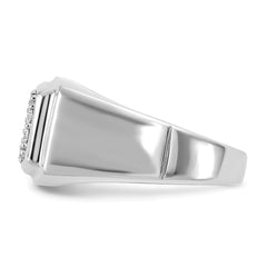 10K White Gold Lab Grown Diamond VS/SI GH, Men's Ring