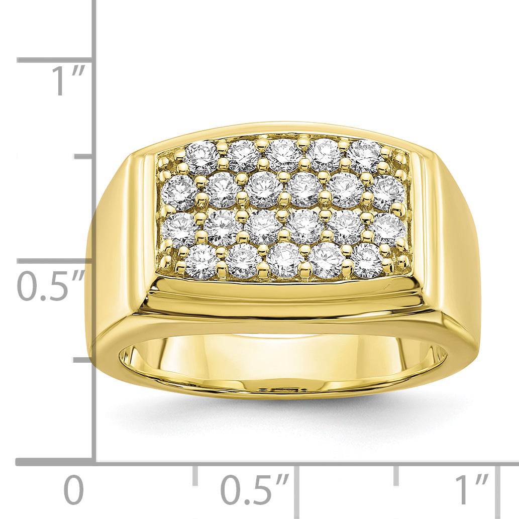 10K Lab Grown Diamond VS/SI GH, Men's Ring