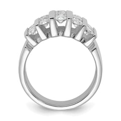 14K White Gold Lab Grown Diamond 1.5ctw VS/SI GH, Band