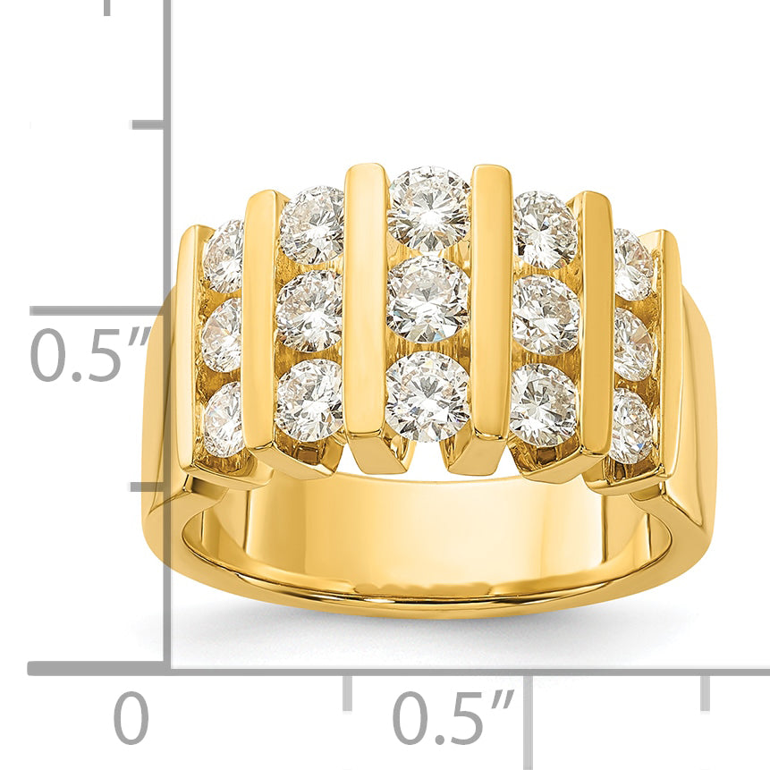 14K Lab Grown Diamond 1.5ctw VS/SI GH, Band