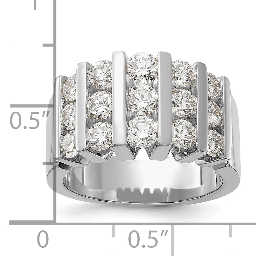 14K White Gold Lab Grown Diamond 2ctw VS/SI GH, Band