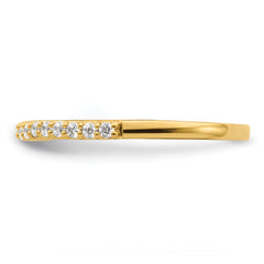 14K Lab Grown Diamond Wedding Band